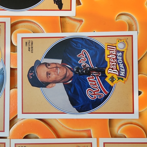1990 Upper Deck Baseball Heros Nolan Ryan cards 10-18 - Picture 10 of 15